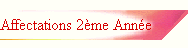 Affectations 2me Anne