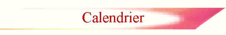 Calendrier